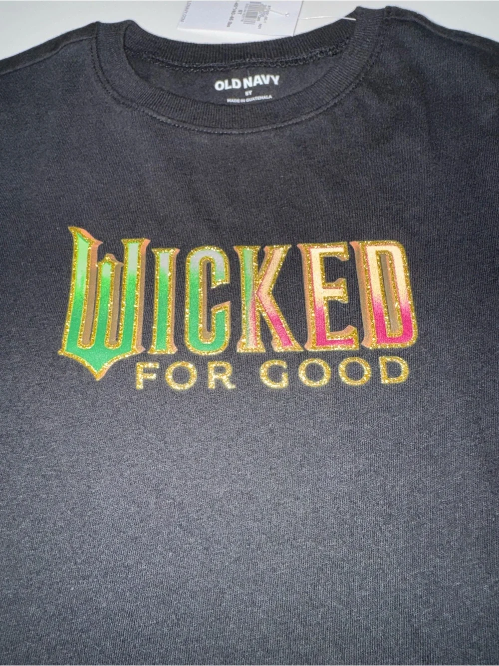 Girls’ Wicked Pretty Shimmer T-Shirt Tee Size 5 NEW